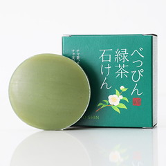 べっぴん緑茶石けん　75g